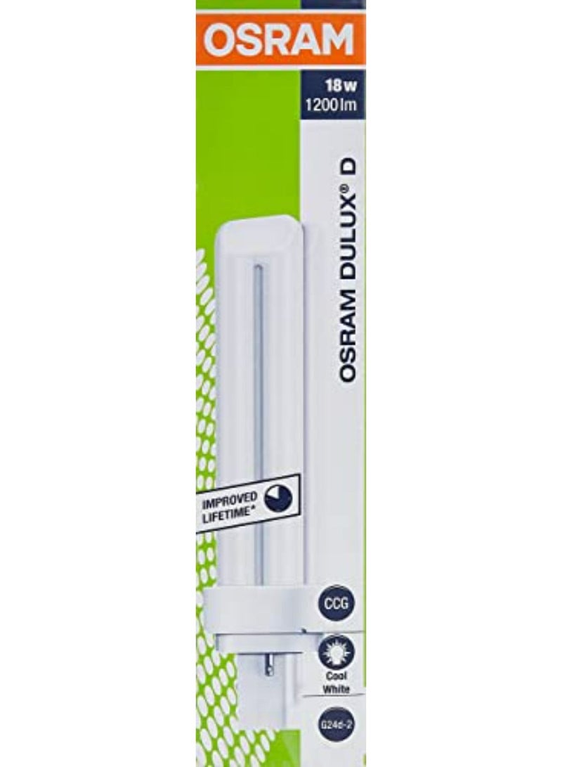 OSRAM Osram Dulux D Plugin Base Lamp, 18W, Cool White - Image 4