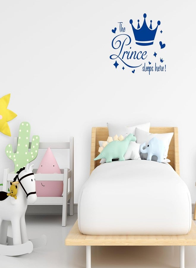 Lchen Princess Prince Sleeps Here Wall Sticker Decal Home Decoration Decor Removable (Blue-Prince) - Image 4