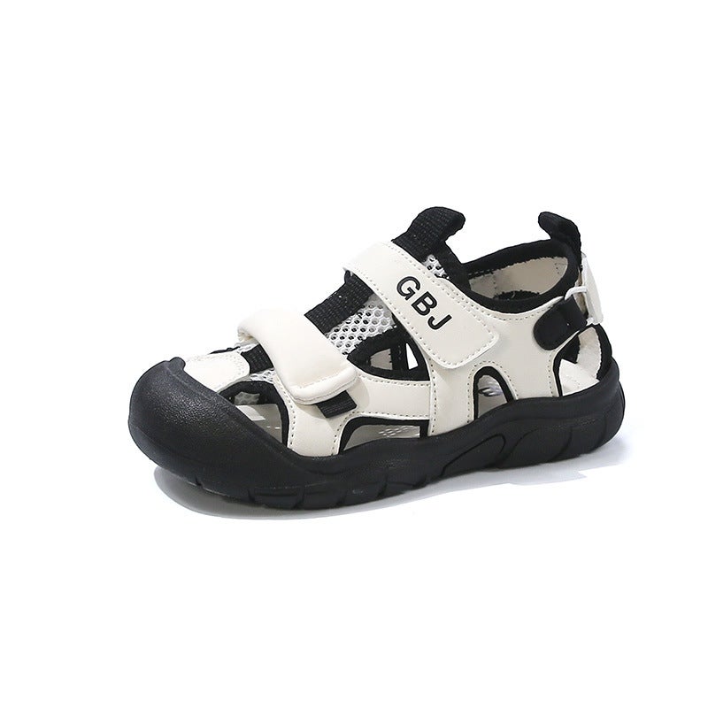 Children'S Sandals 2025 Boys Non-Slip Soft Sole Beach Children'S Shoes Big Boys Sports Frame Shoes - Image 1