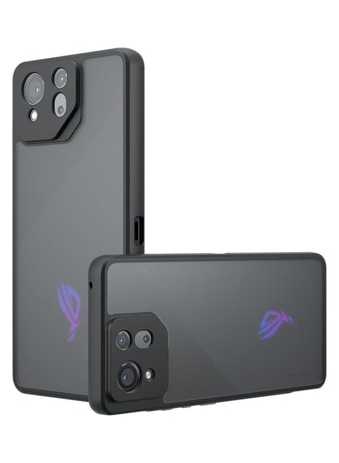 general Case Compatible with Asus Rog Phone 8/8 Pro, Luxurious Skin-Friendly Matte Back Cover Ultra Transparent Shockproof Bumper Case for Asus Rog Phone 8/8 Pro - Image 1