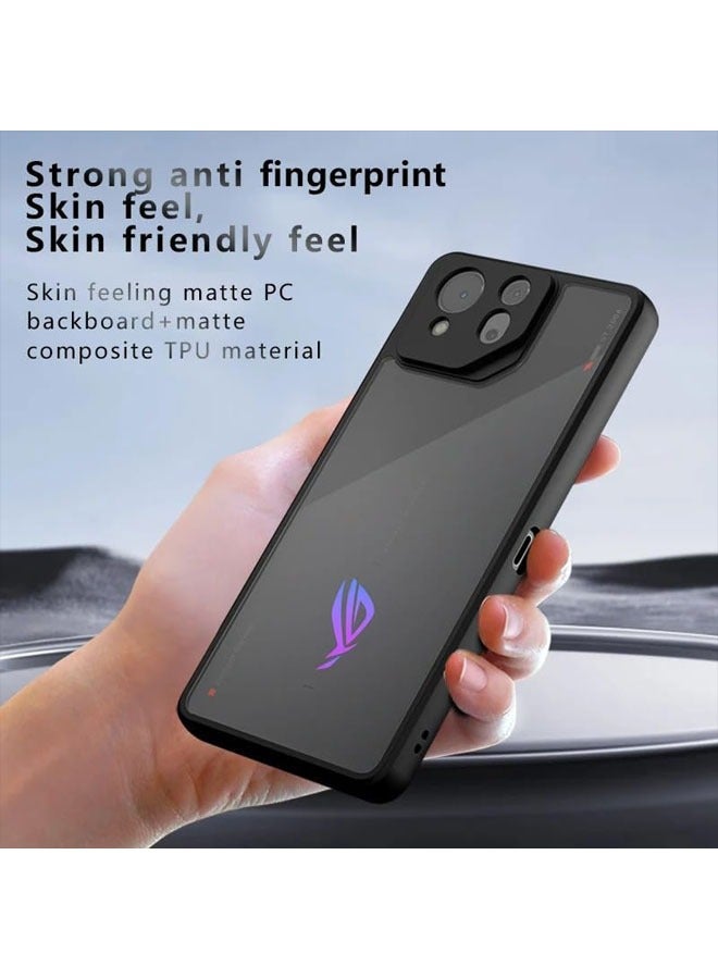 general Case Compatible with Asus Rog Phone 8/8 Pro, Luxurious Skin-Friendly Matte Back Cover Ultra Transparent Shockproof Bumper Case for Asus Rog Phone 8/8 Pro - Image 5
