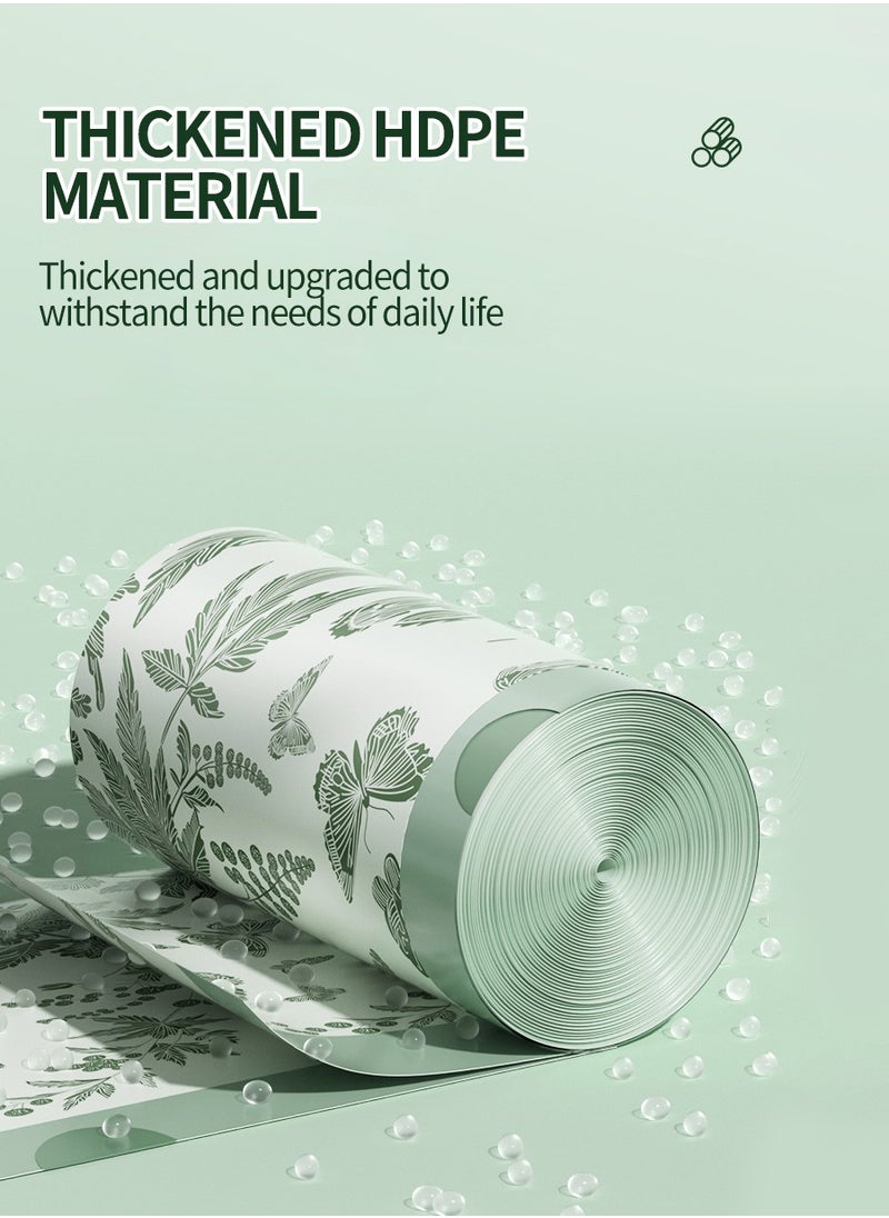 90 Disposable Garbage Bags, argy wormwood, No-Tear Garbage Bags for Kitchen, Dining Room, Bathroom, Living Room, Office, etc.