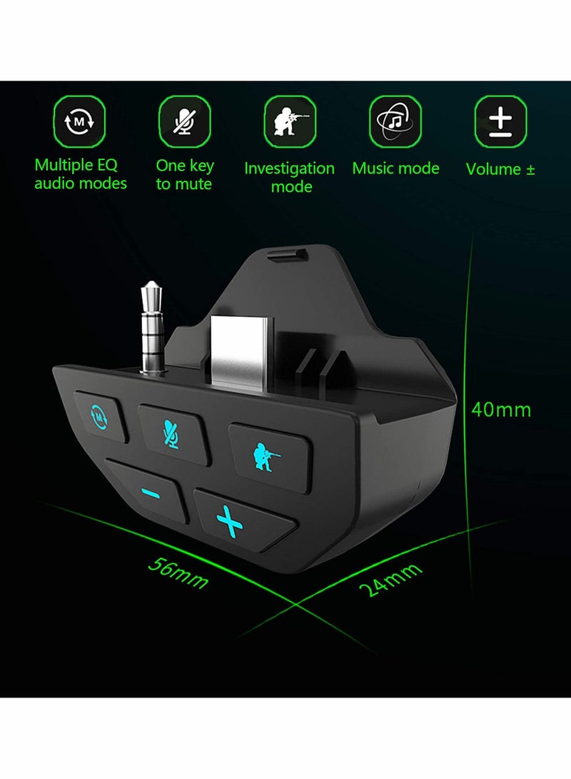 Stereo Headset Adapter Only for Microsoft Xbox One X/S Controller,Sound Enhancer with 3.5 mm Audio Jack - Image 2