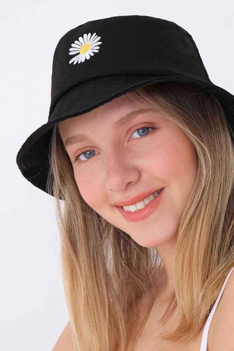 Handcuffs Women's Cotton Bucket Hat Fishermen Cap Free Size Hats - Image 3