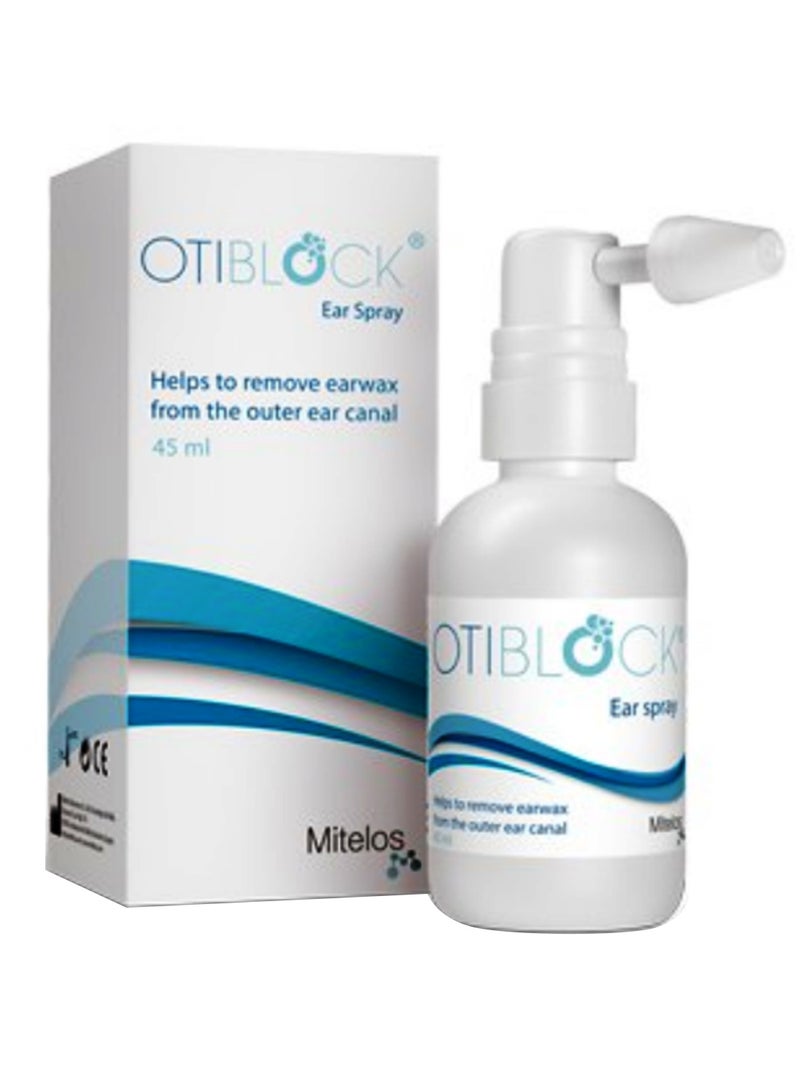 بخاخ الأذن 45 مل المكون النشط هو بيروكسيد الهيدروجين