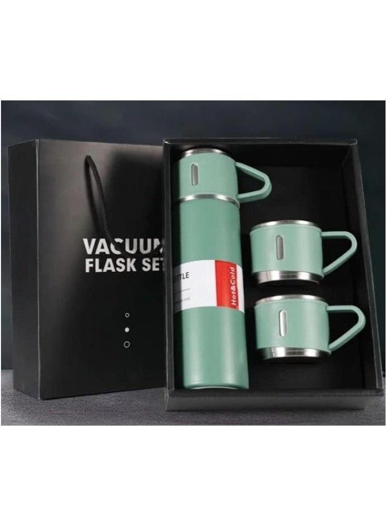 Vacuum Flask مج وترمس حراري أصلي بسعة 500 مل مع ثلاثة اكواب ، زجاجة حرارية ، ترمس شاي وقهوة يحافظ على الحرارة معزول بتفريغ الهواء من الستانلس ستيل 304، مناسب للسفر والمشروبات الساخنة والباردة، ومثالي للأطفال والرضع. يتميز بتصميم مقاوم للتسرب ويعتبر هدية رائعة للاستخدام في الهواء الطلق، المكتب، المنزل، والرياضة، - مج قهوة و نسكافيه وكابتشينو وشاي - مج مناسب لمسند السيارة - مج كوفي- عازل بجدار مزدوج من الستانلس ستيل - كوب حراري معزول بتفريغ الهواء من الستانلس ستيل بجدار مزدوج للشاي والقهوة والسفر - مجموعة ترمس حراري مع تلات كوبايات - زجاجة مياه معزولة بتفريغ الهواء من الستانلس ستيل - طقم قارورة عازلة للحرارة مع 3 اكواب - Image 3