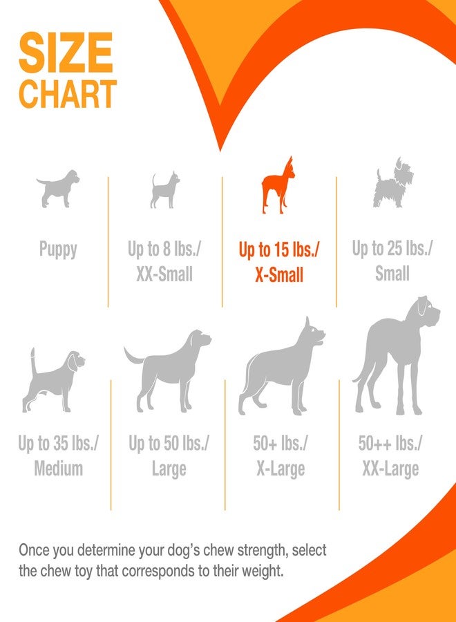 Nylabone Original Bone Flexi Chew Toy for Dogs, Dog Toys for Moderate Chewers, Dog Chew Bones, Bacon & Peanut Butter Flavor, For X-Small Dogs - Up to 15 lbs, 3 Pack - Image 4