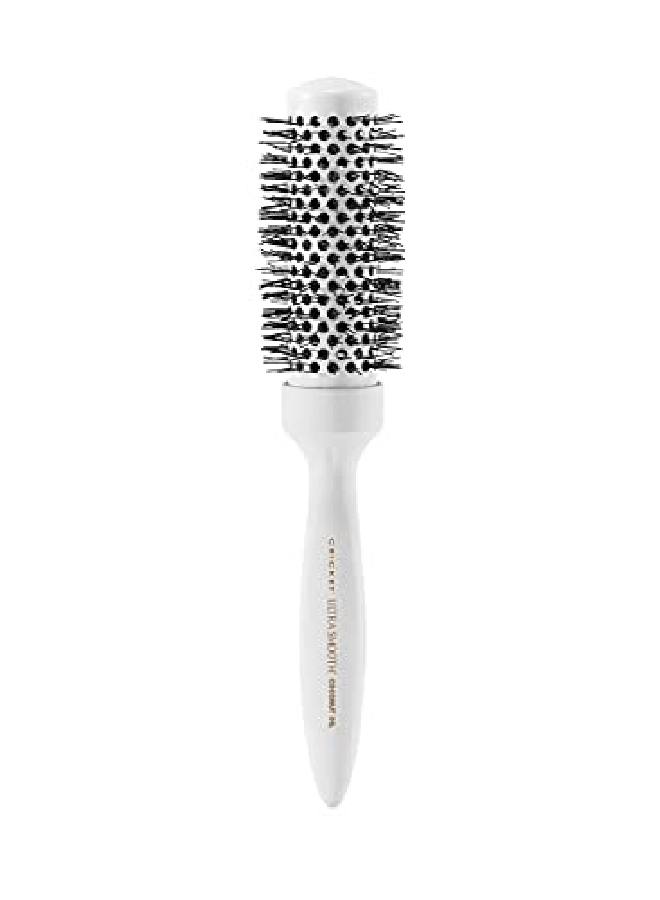 Cricket Ultra Smooth Coconut 15” Thermal Ceramic Barrel Hair Brush Antistatic Heatresistant Hairbrush For Blow Drying Curling And Styling All Hair Types - Image 1
