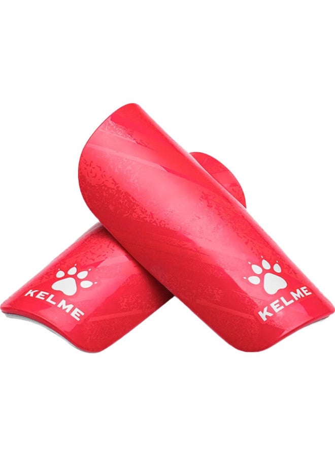 KELME Soccer Shin Guards, For Competition And Training, Leg Protection, Shock-Absorbing, Thickened Insert, Professional Protective Gear, Red, Size M - Image 1