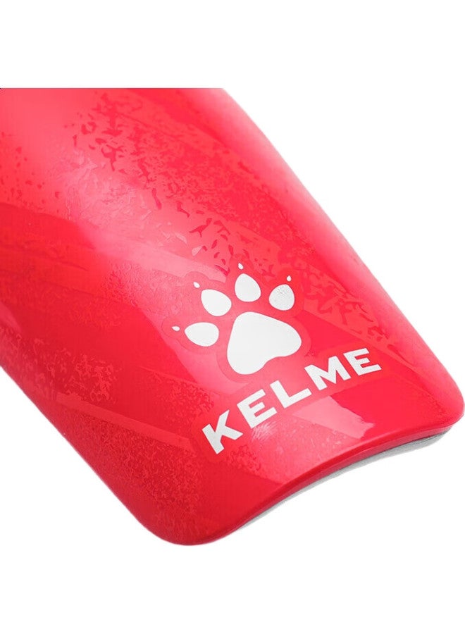 KELME Soccer Shin Guards, For Competition And Training, Leg Protection, Shock-Absorbing, Thickened Insert, Professional Protective Gear, Red, Size M - Image 2