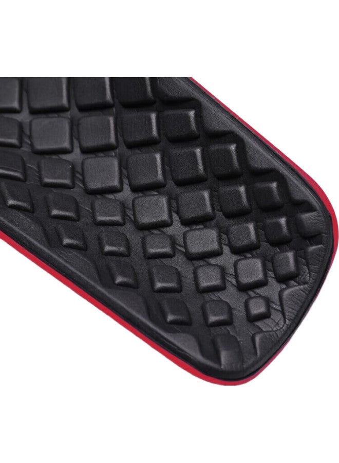 KELME Soccer Shin Guards, For Competition And Training, Leg Protection, Shock-Absorbing, Thickened Insert, Professional Protective Gear, Red, Size M - Image 3