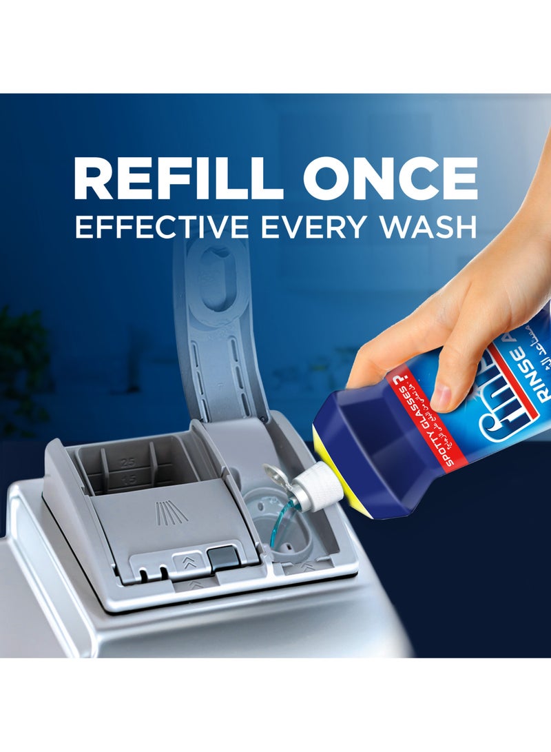 Finish Rinse Aid Lemon Sparkle Scent 2 x 400ml - Image 4