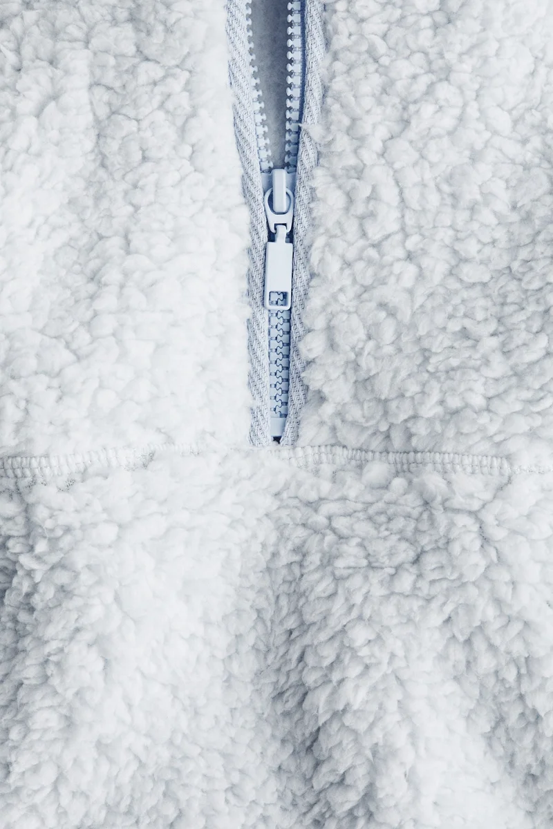 H&M Zip-top teddy sweatshirt
