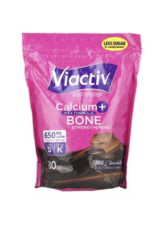 Viactiv Viactiv, Calcium + Bone Strengthening, Milk Chocolate, 180 Soft Chews  - Image 1