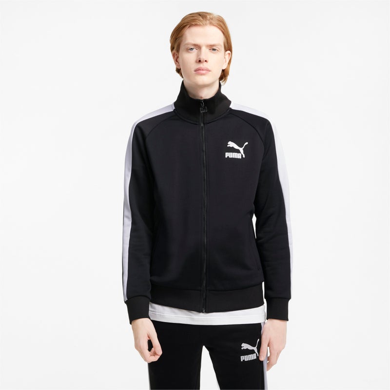 PUMA Iconic T7 Mens Black Track Jacket - Image 1