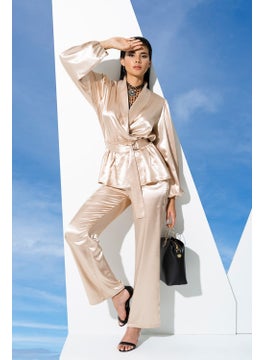 for you in&out 2-Piece Stone Pajama Set, Both Inside and Outside S27394  - Image 2