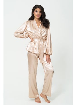 for you in&out 2-Piece Stone Pajama Set, Both Inside and Outside S27394  - Image 3