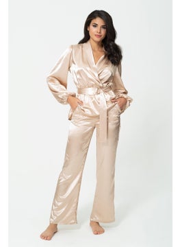for you in&out 2-Piece Stone Pajama Set, Both Inside and Outside S27394  - Image 4