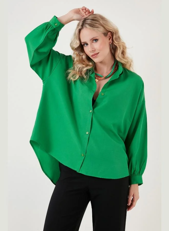 Lela Lela Cotton Relaxed Fit Poplin Shirt Women's SHIRT 6234788