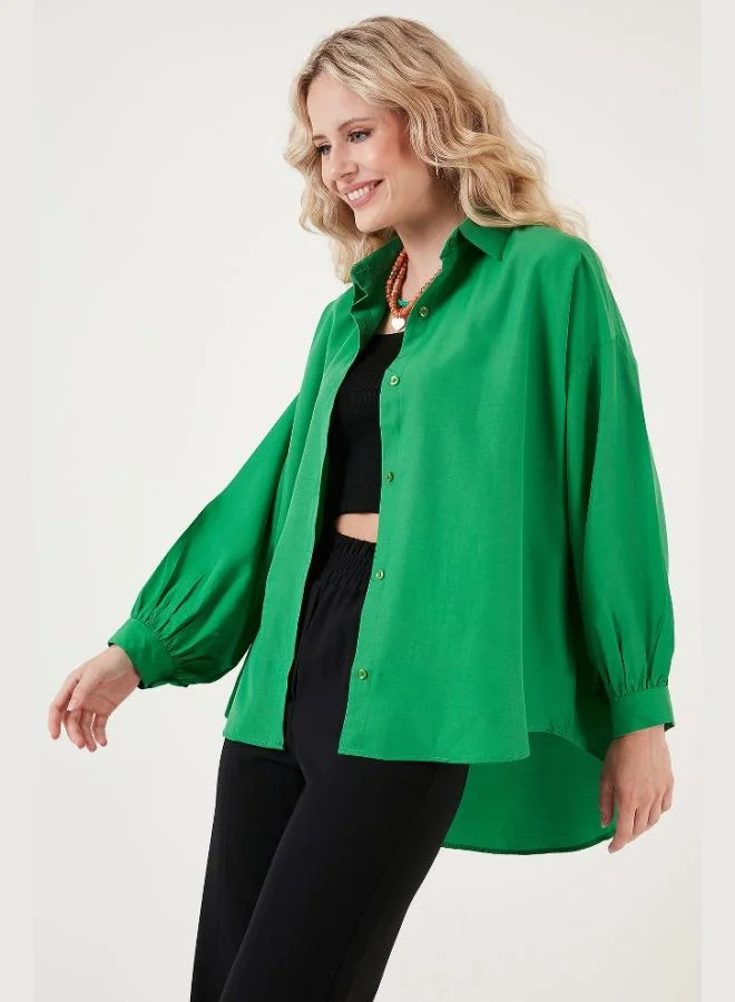 Lela Lela Cotton Relaxed Fit Poplin Shirt Women's SHIRT 6234788