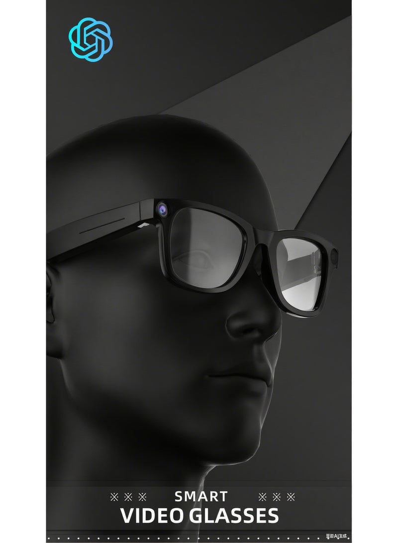 ZXING G300 AI Smart Glasses Multilingual Voice Command HD Visual Assistance Premium Wearable Tech for Executives - Image 1