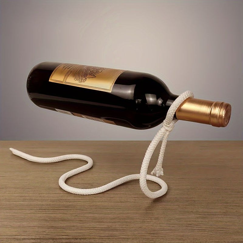 Red Magic Levitating Wine Rack Bottle Holder For Home Bar Decoration Perfect Birthday Wedding Gift - Image 1