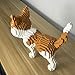 alltogetho Mini Cat Building Blocks Set Yellow Cat Micro Bricks 1400PCS for Adults Collectible Toy for Cat Lovers The Elegance of Life Gift Decorations Choice - Image 4