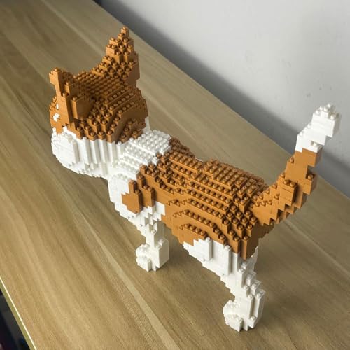 alltogetho Mini Cat Building Blocks Set Yellow Cat Micro Bricks 1400PCS for Adults Collectible Toy for Cat Lovers The Elegance of Life Gift Decorations Choice - Image 5