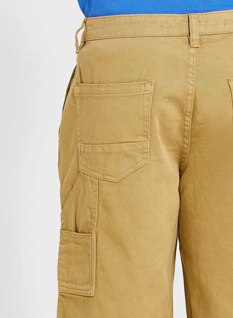 BRAVE SOUL Cotton Twill Shorts