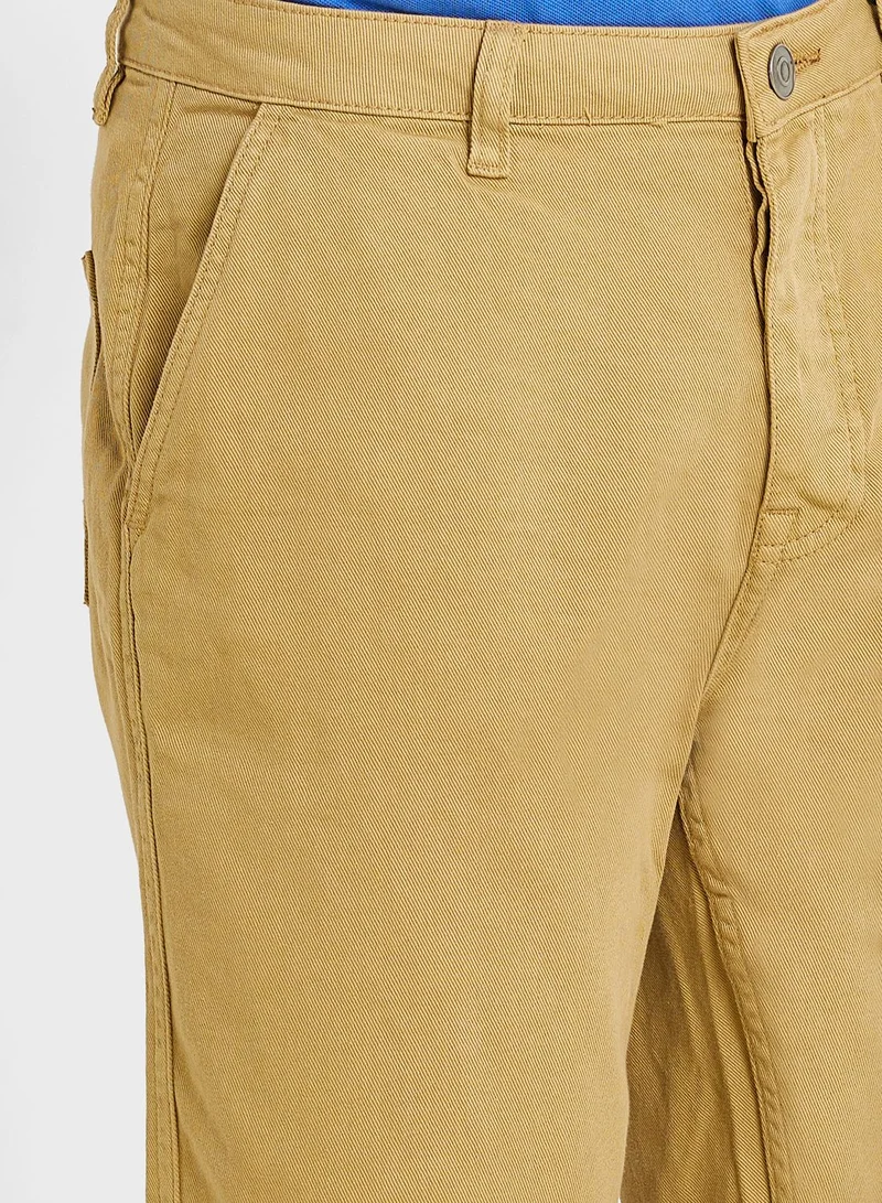 BRAVE SOUL Cotton Twill Shorts