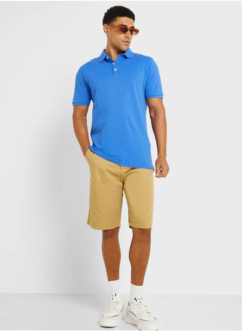 BRAVE SOUL Cotton Twill Shorts