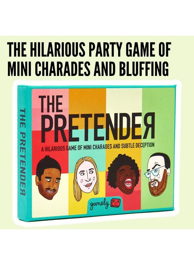 GAMELY - The Pretender The Pocketsize Game Of Subtle Signals Skillful Guesswork And Artful Bluffing. Hilarious Social Deduction Game For Adults Teenagers And Families - Image 1