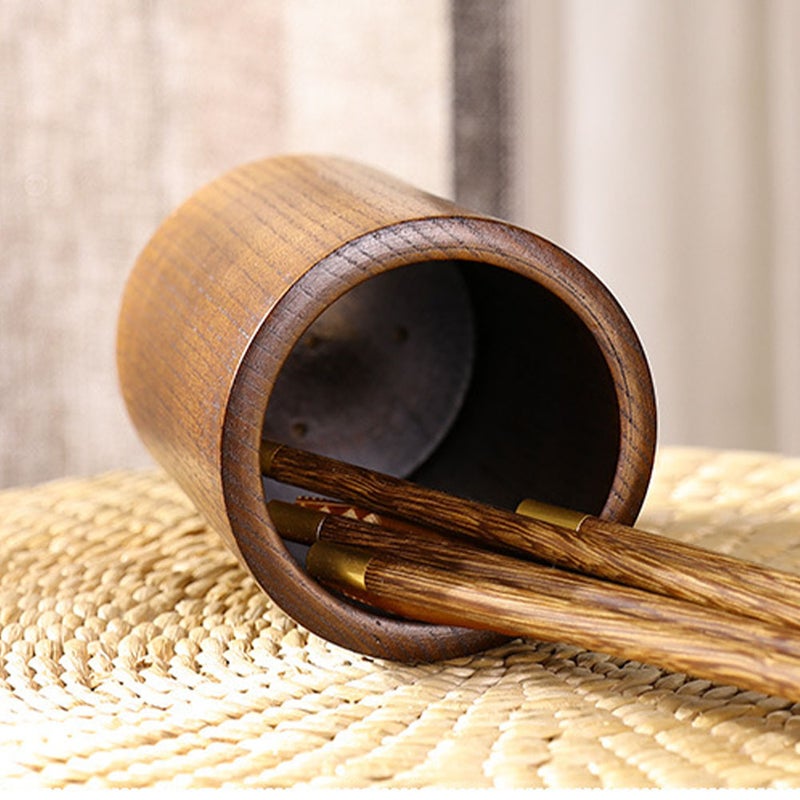 1pc Kitchen Chopsticks Storage Holder Round Cutlery Storage Bucket - Image 3