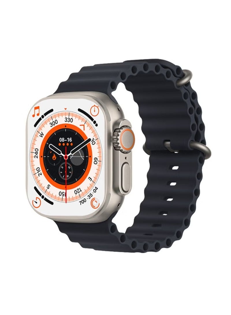 T900 Smart Watch, 1.99" Fast Charging Intelligent Bluetooth Call Smart Watch, Ai Voice Control Smart Health Monitor Watch, Elegant And Durable Outdoors Sport Wrist Watch For Men And Women, (Black)