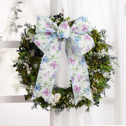 LaRibbons Easter Ribbon Wired, 2.5 Inch x 10 Yards, Reversible Wired Ribbon for Easter Baskets Spring Crafts Wrapping Wreath Bow DIY Decorative - Image 2