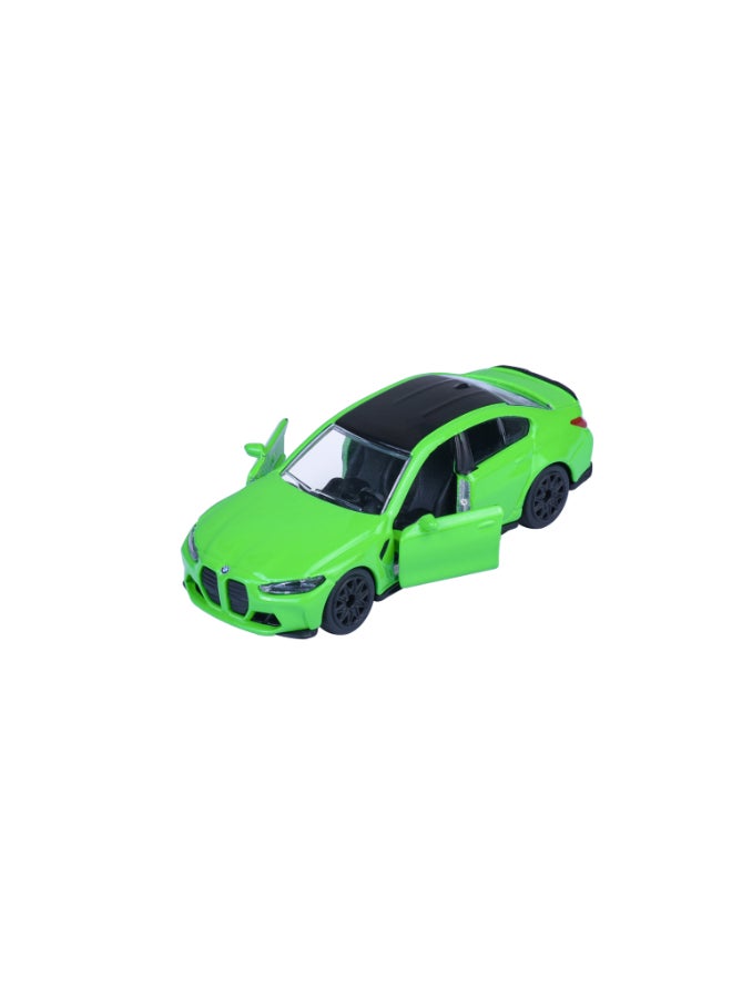 Majorette Showroom Premium BMW M3, Green, 1:64 Scale Diecast Model Car with Opening Parts, Suspension and Free-Rolling Wheels, Officially Licensed BMW Collectible for Ages 3+ - Image 3