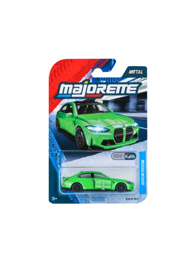 Majorette Showroom Premium BMW M3, Green, 1:64 Scale Diecast Model Car with Opening Parts, Suspension and Free-Rolling Wheels, Officially Licensed BMW Collectible for Ages 3+ - Image 2