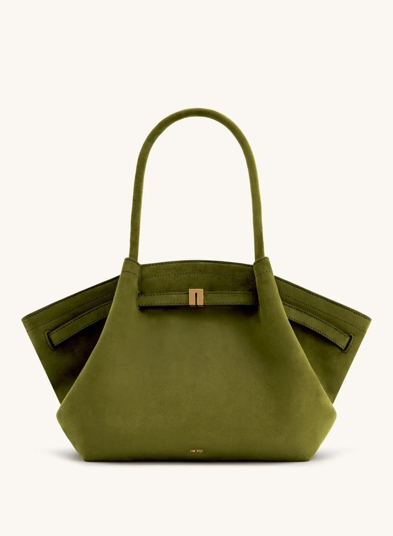 جي دبليو بي JW PEI حقيبة توت متوسطة الحجم للنساء من هانا (خضراء) - Image 1