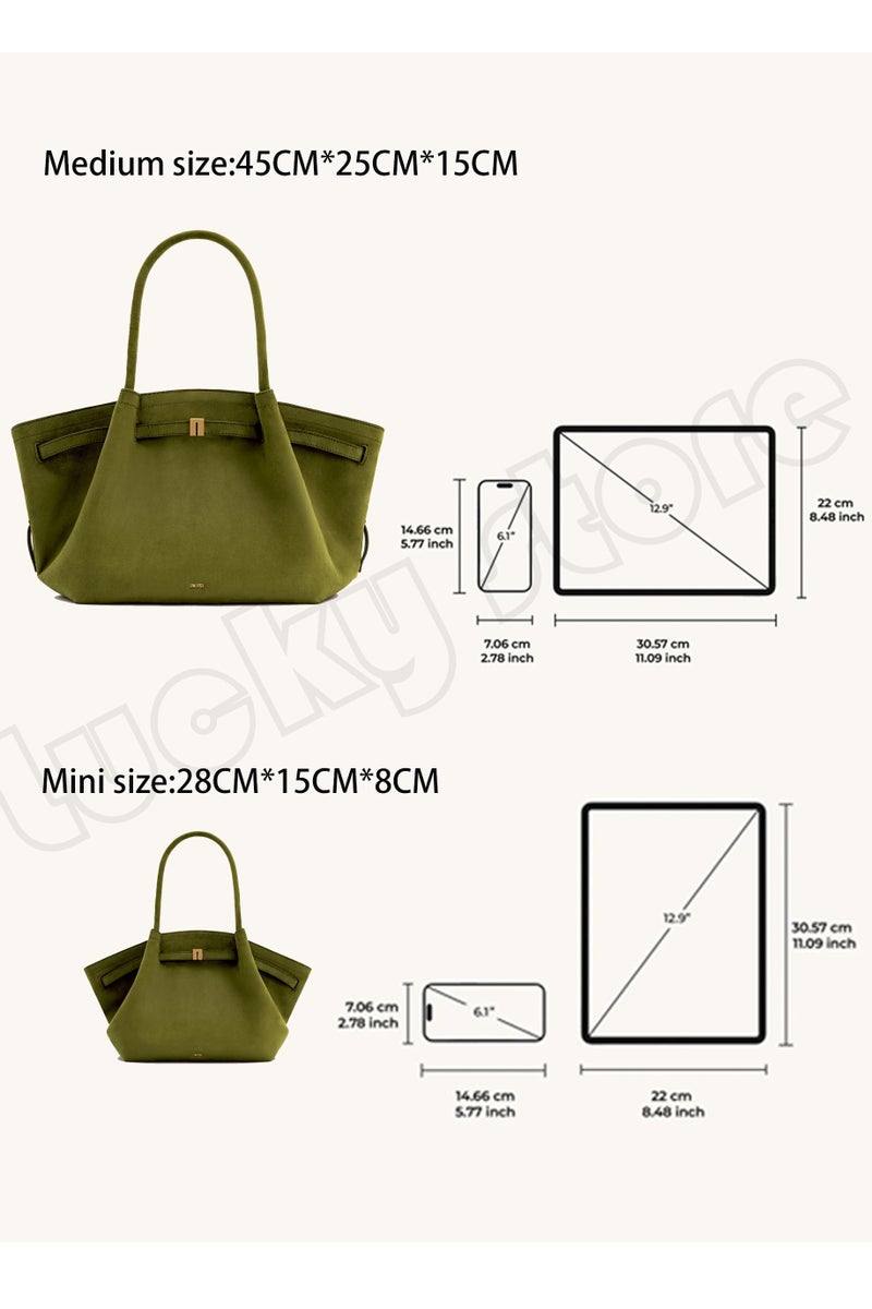 جي دبليو بي JW PEI حقيبة توت متوسطة الحجم للنساء من هانا (خضراء) - Image 2