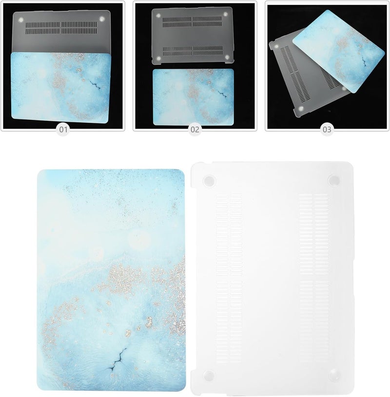 Laptop Shell Cover Protective Hard Case for Air 13.3 Inch A1932/a2179/a2337, Lightweight Sturdy Plastic Laptop Protective Skin, Marble Pattern Notebook Cover for Travel and Daily - Image 3