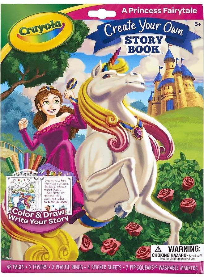 Crayola Book Making Kit for Kids, Fairytale Storybook, DIY Kits for Girls & Boys, Ages 6, 7, 8, 9 - Image 1