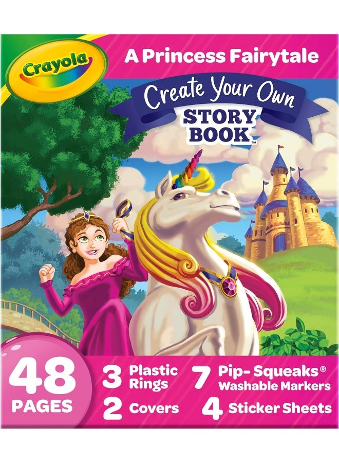Crayola Book Making Kit for Kids, Fairytale Storybook, DIY Kits for Girls & Boys, Ages 6, 7, 8, 9 - Image 4