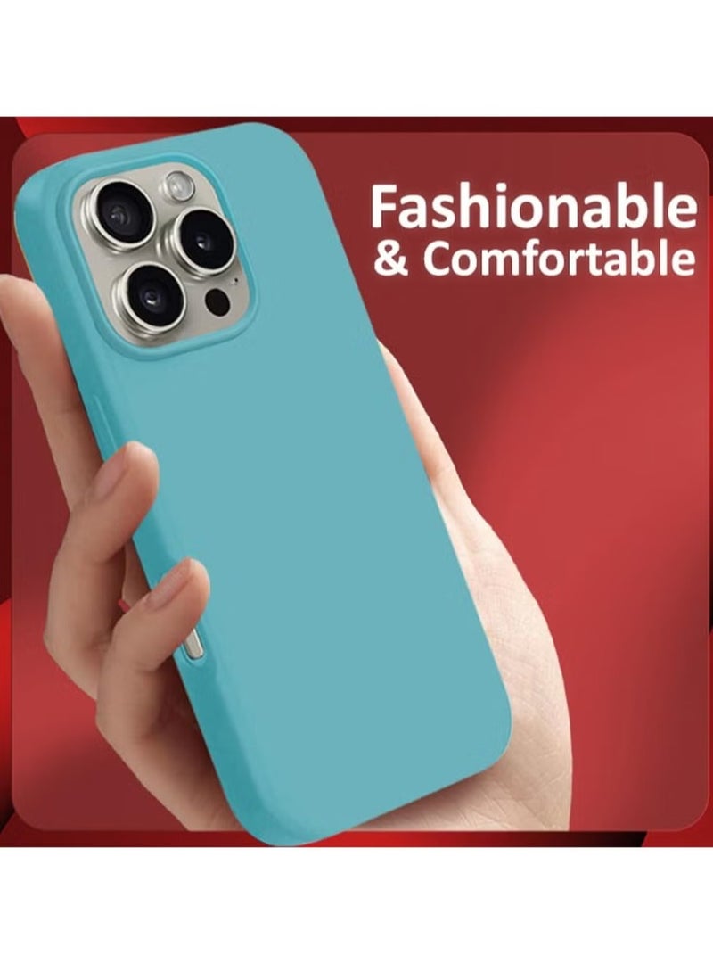 Liquid Silicone Case for iPhone 16 Pro - Ultra Slim Design with Soft Anti-Scratch Microfiber Lining & Drop Protection - Image 4