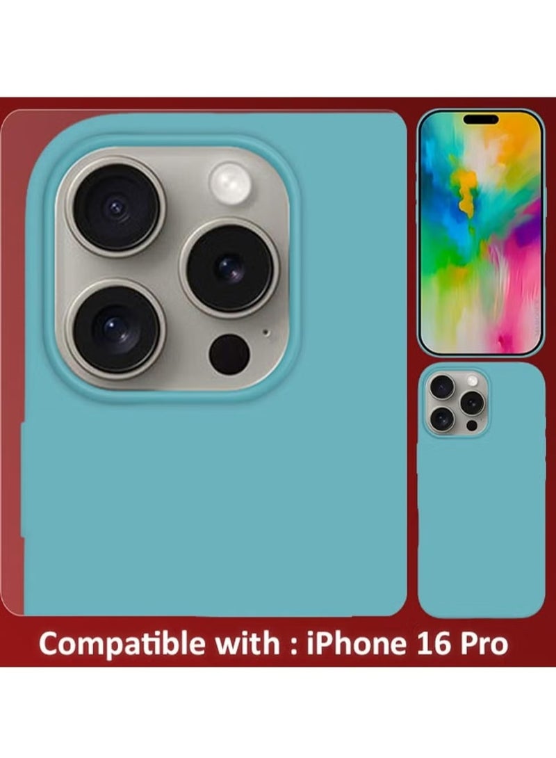 Liquid Silicone Case for iPhone 16 Pro - Ultra Slim Design with Soft Anti-Scratch Microfiber Lining & Drop Protection - Image 5
