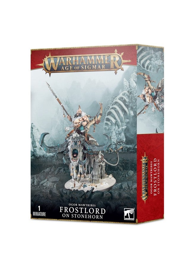 Warhammer Age of Sigmar - Ogor Mawtribes: Frostlord on Stonehorn
