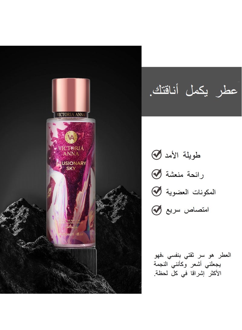 VICTORIA ANNA 250ml Fragrance Eau de Toilette Gift Sets body spray - Image 3