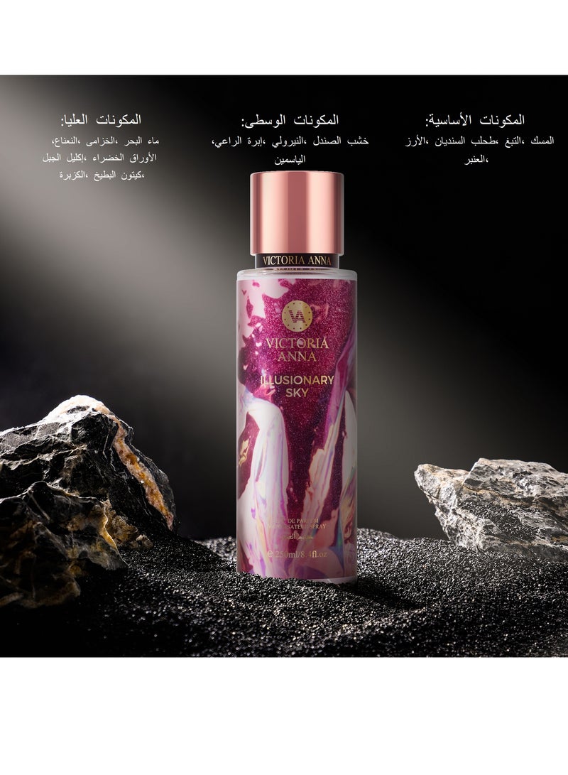 VICTORIA ANNA 250ml Fragrance Eau de Toilette Gift Sets body spray - Image 2