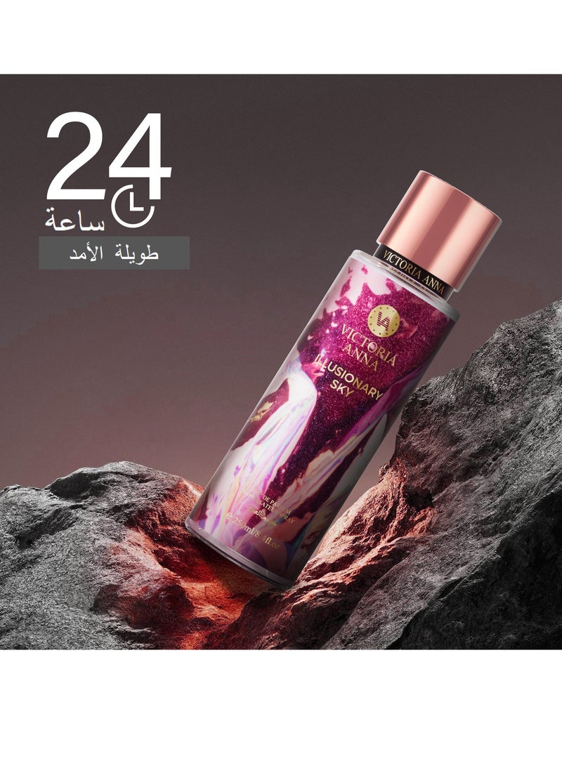 VICTORIA ANNA 250ml Fragrance Eau de Toilette Gift Sets body spray - Image 4