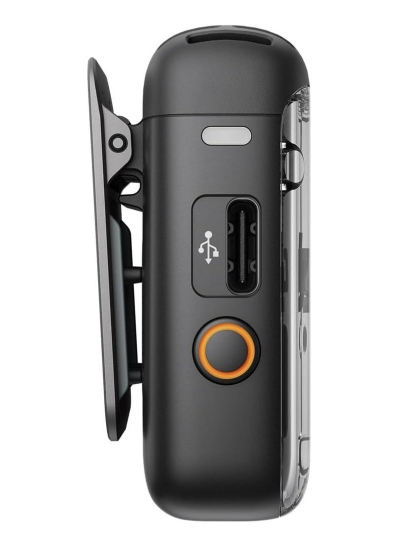 Generic DJI Mic 2 (2 TX + 1 RX + Charging Case), All-In-One Wireless Microphone, Intelligent Noise Cancelling, 32-Bit Float Internal Recording, 250M (820 Ft.) Range, Microphone For iPhone, Android, Camera  - Image 3