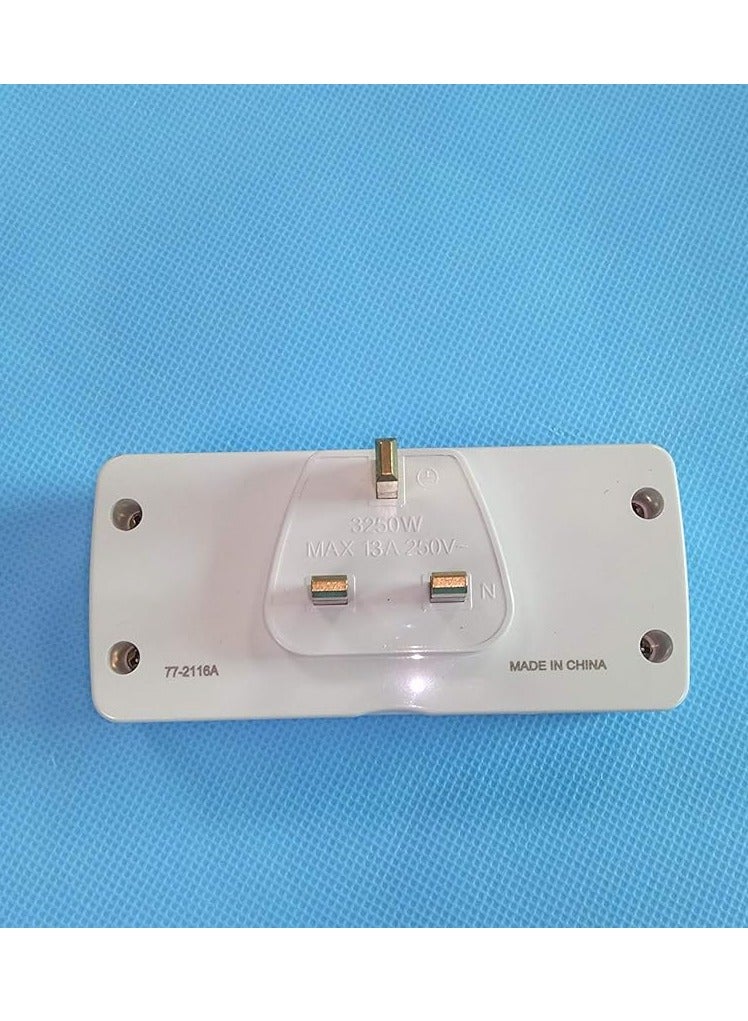 موها مقبس عالمي متعدد الاتجاهات محول توصيل مباشر 77-2116 لا يوجد مخرج USB